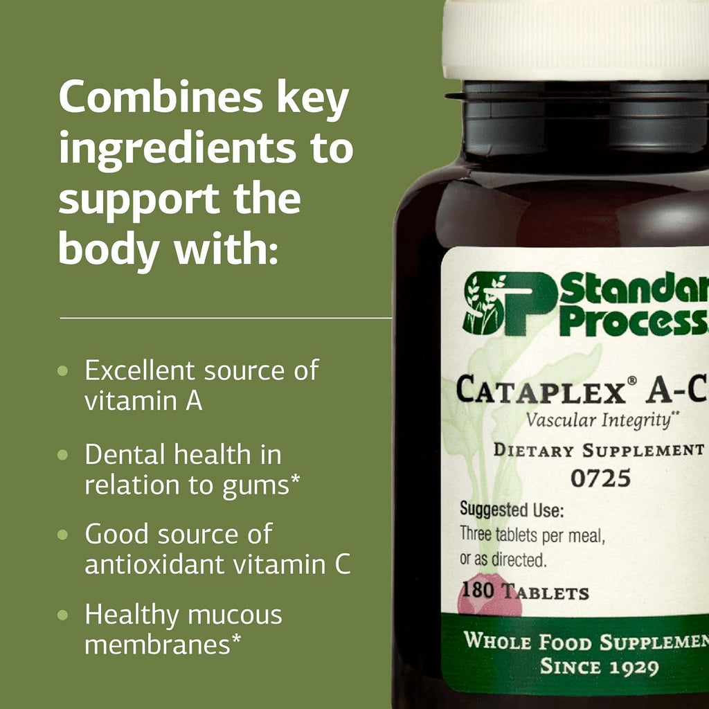 Standard Process Cataplex A-C-P, Cell, Tissue & Immune Support, 180 Tablets
