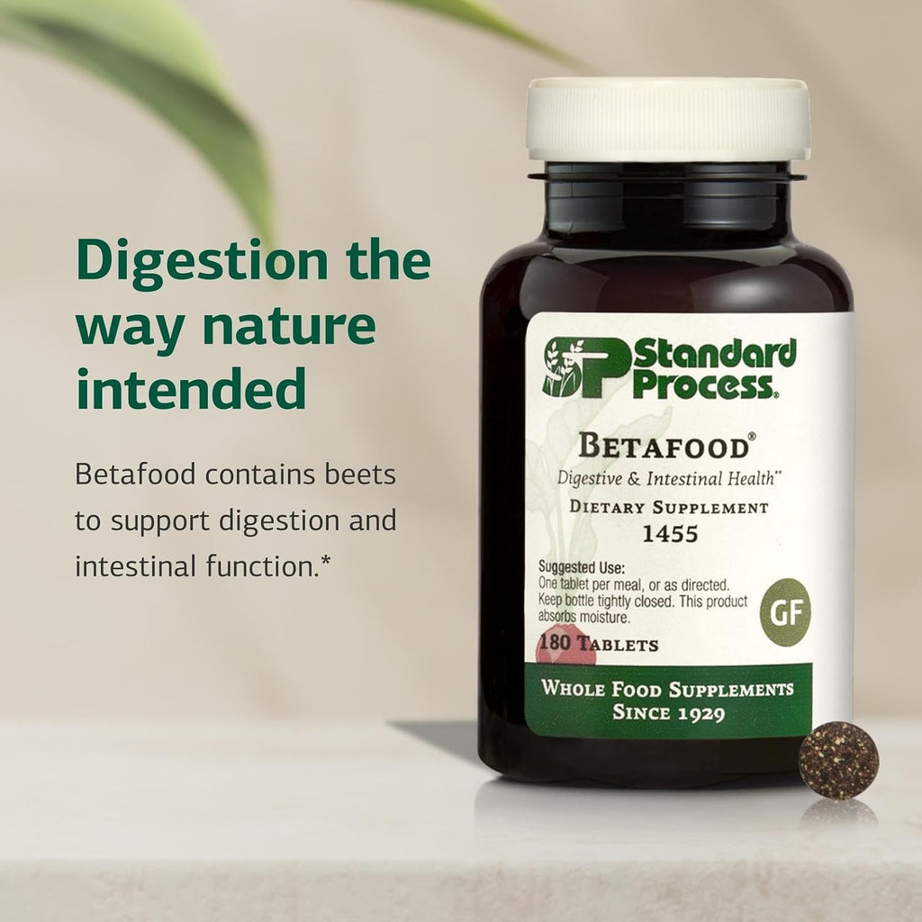 Standard Process Betafood, Digestive & Intestinal Supplement, 180 Tablets