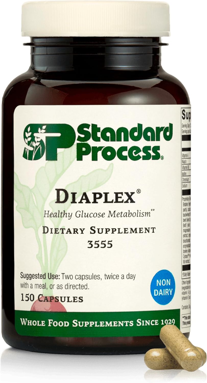 Standard Process Diaplex, Pancreas & Gallbladder Support, 150 Capsules