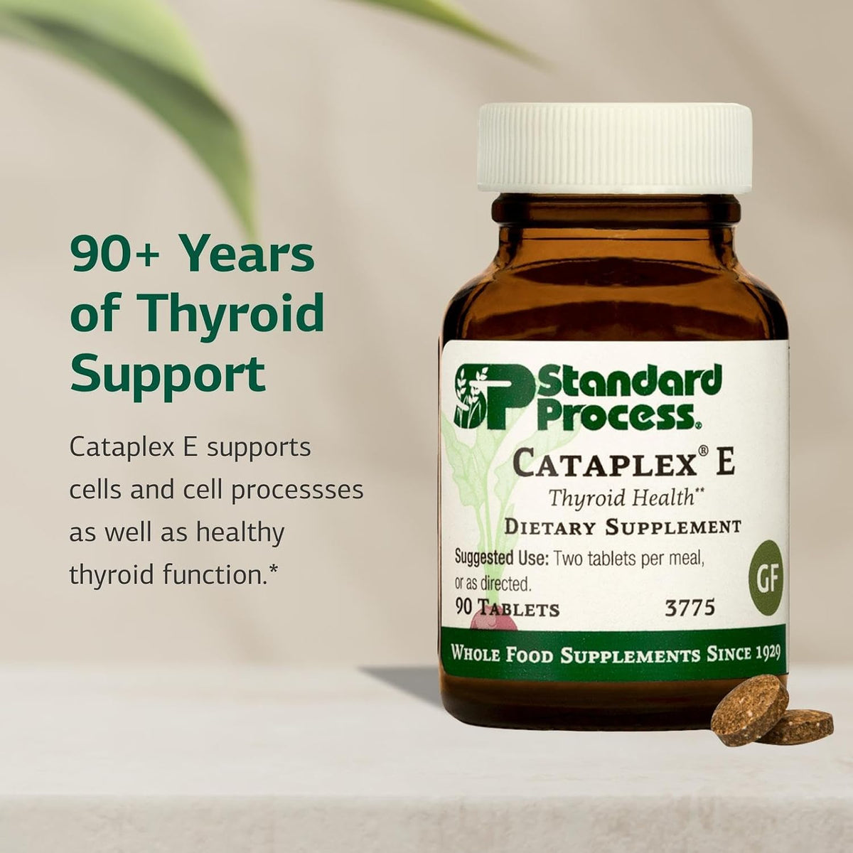 Standard Process Cataplex E, Thyroid & Endocrine Support, 90 Tablets