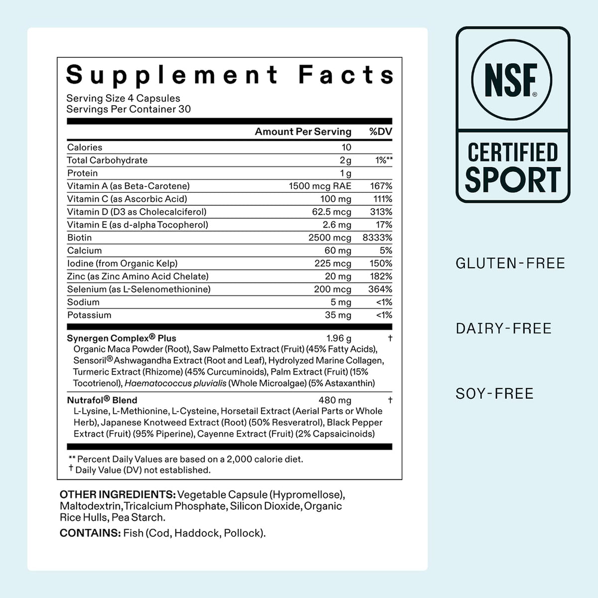 Nutrafol Women's Balance Hair Growth Supplements, Age 45+, 2-Month Bundle