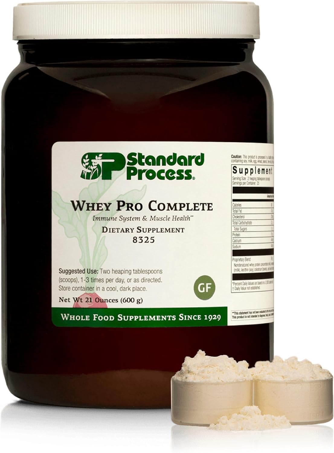 Standard Process Whey Pro Complete, Whole Food Immune Support, 25 Servings