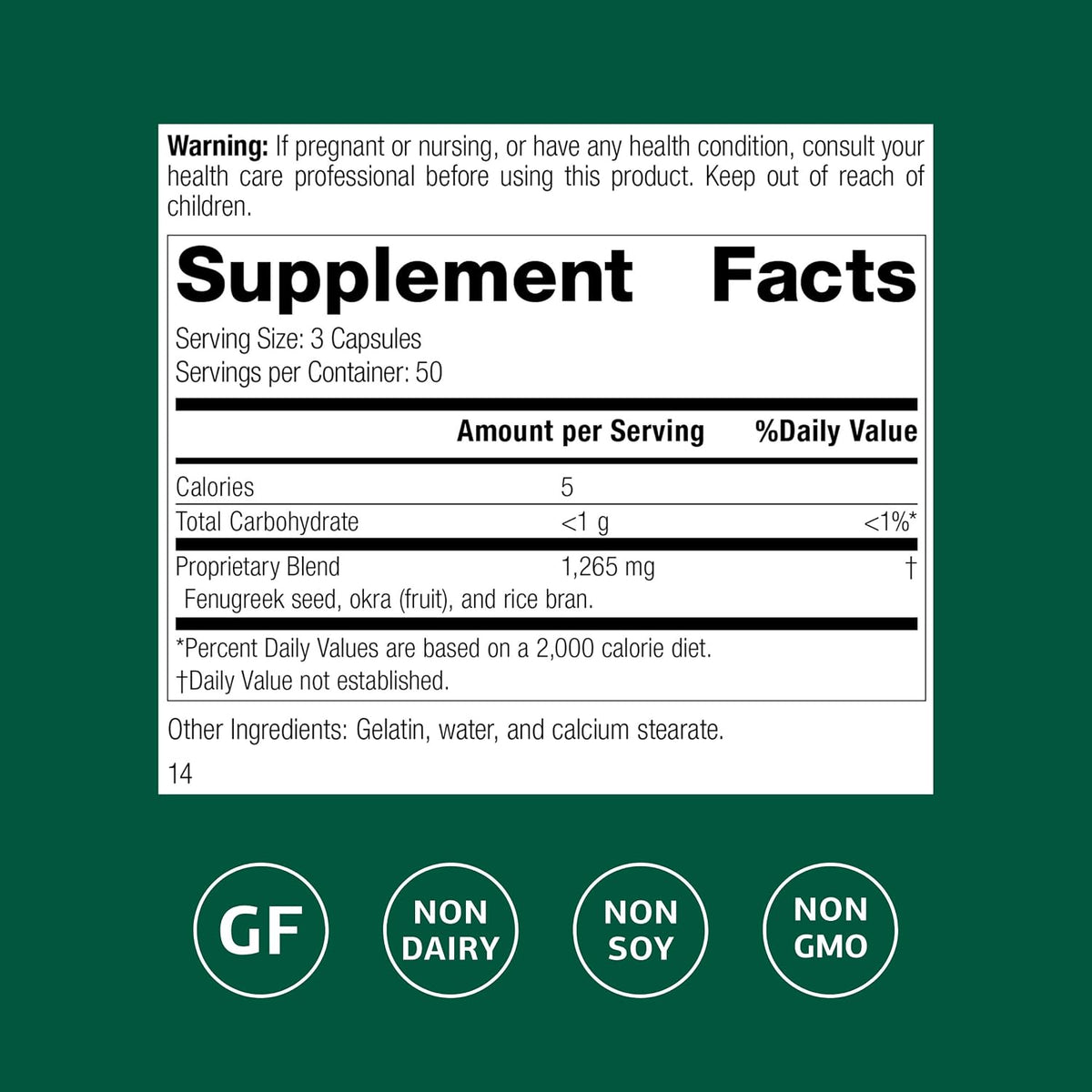 Standard Process Fen-Gre, Respiratory & Metabolism Support, 150 Capsules