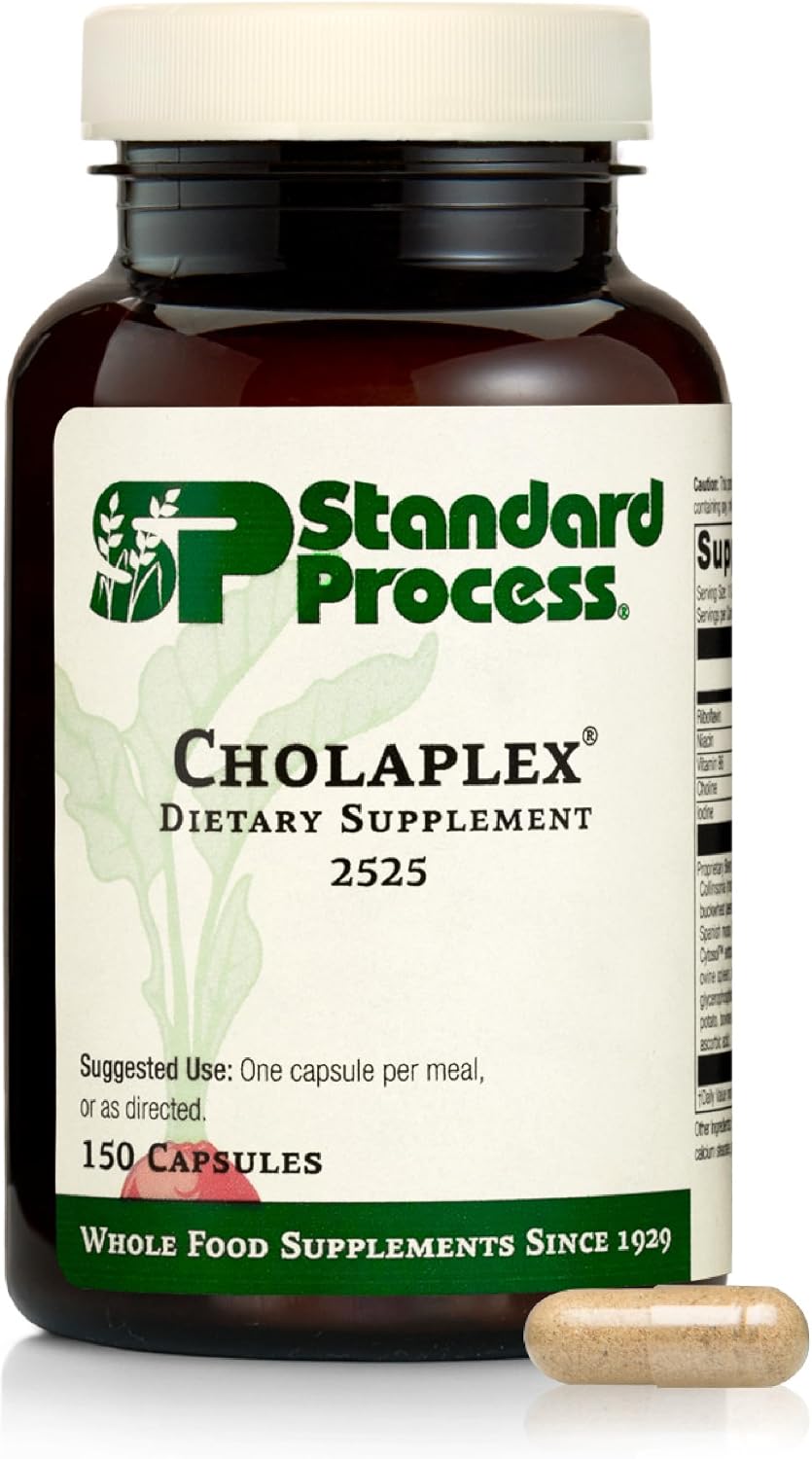 Standard Process Cholaplex, Heart & Liver Support Supplement, 150 Capsules