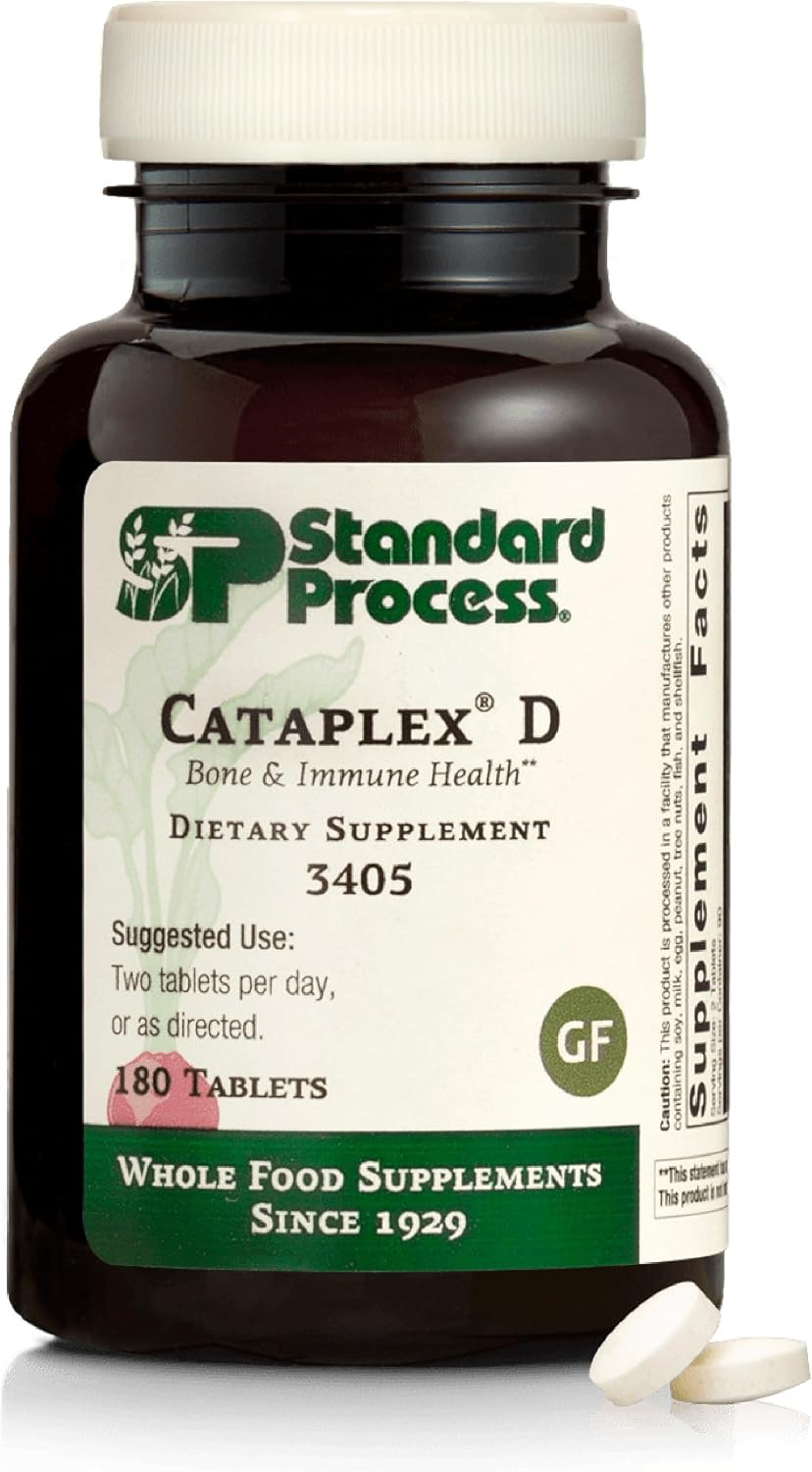 Standard Process Cataplex D, Immune & Bone Health Supplement, 180 Tablets