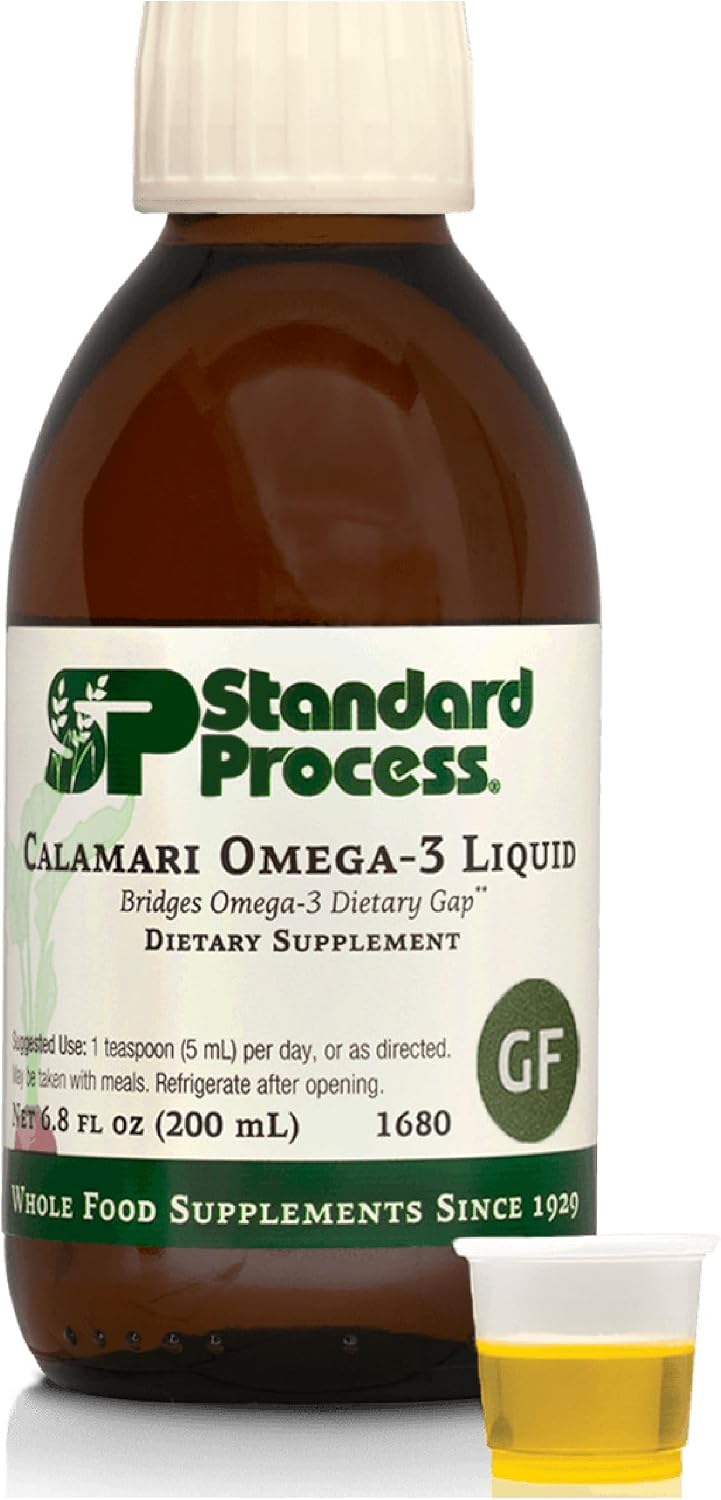 Standard Process Calamari Omega-3 Liquid, Supplement, 6.8 oz