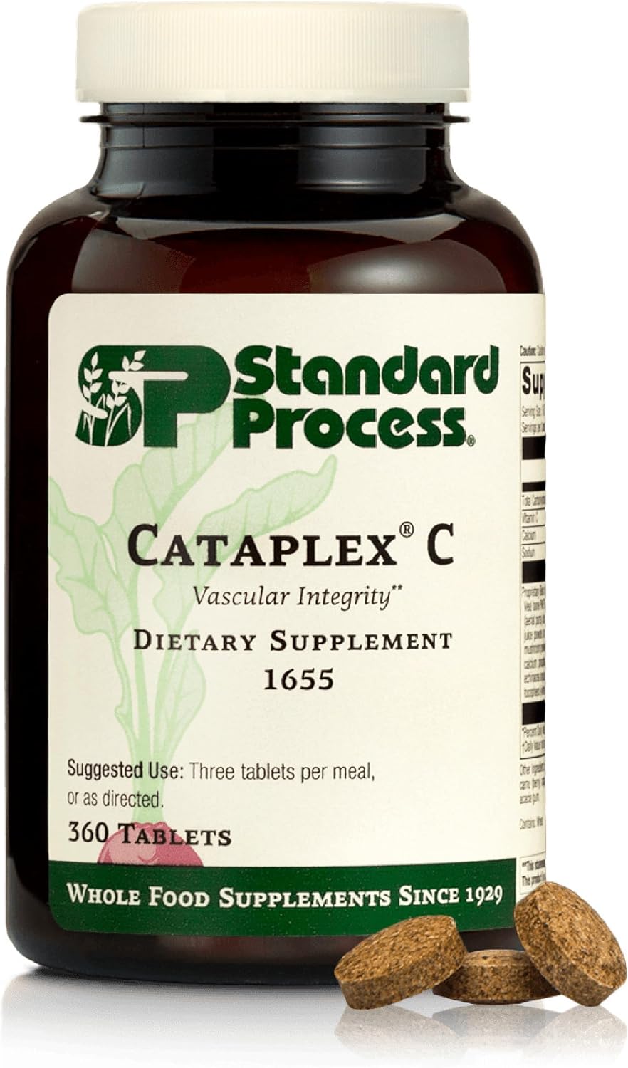 Standard Process Cataplex C, Immune & Bone Health Supplement, 360 Tablets