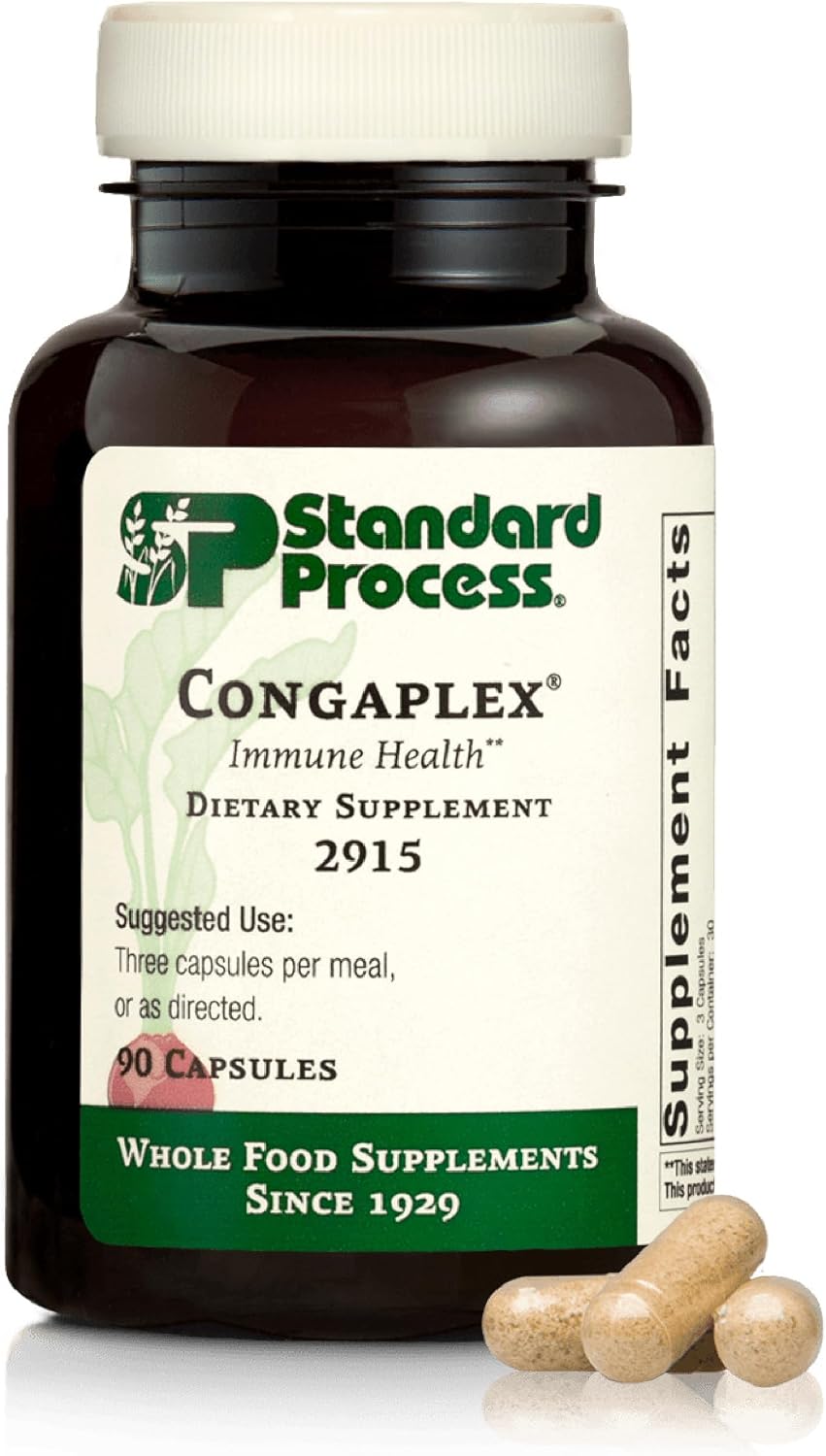 Standard Process Congaplex, Immune & Thymus Support Supplement, 90 Capsules