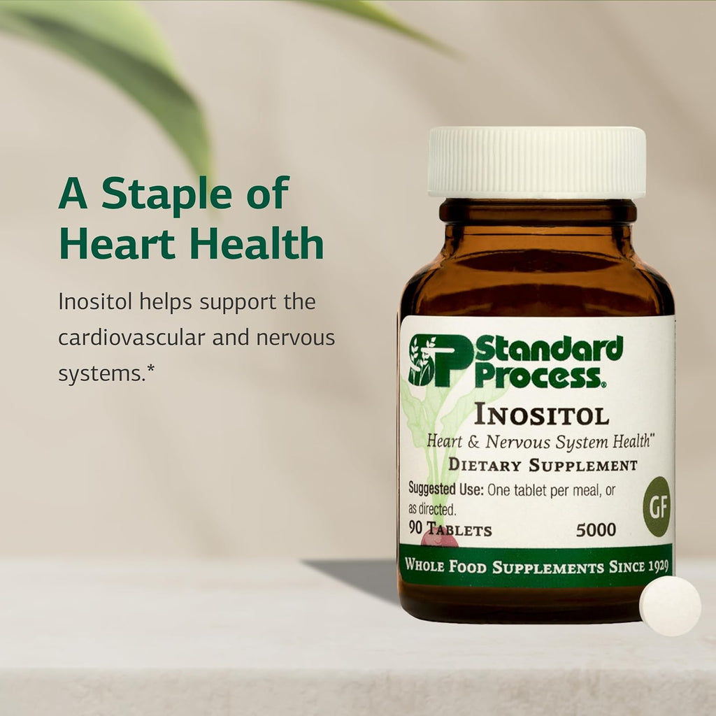 Standard Process Inositol, Nervous System & Cardiovascular, 90 Tablets