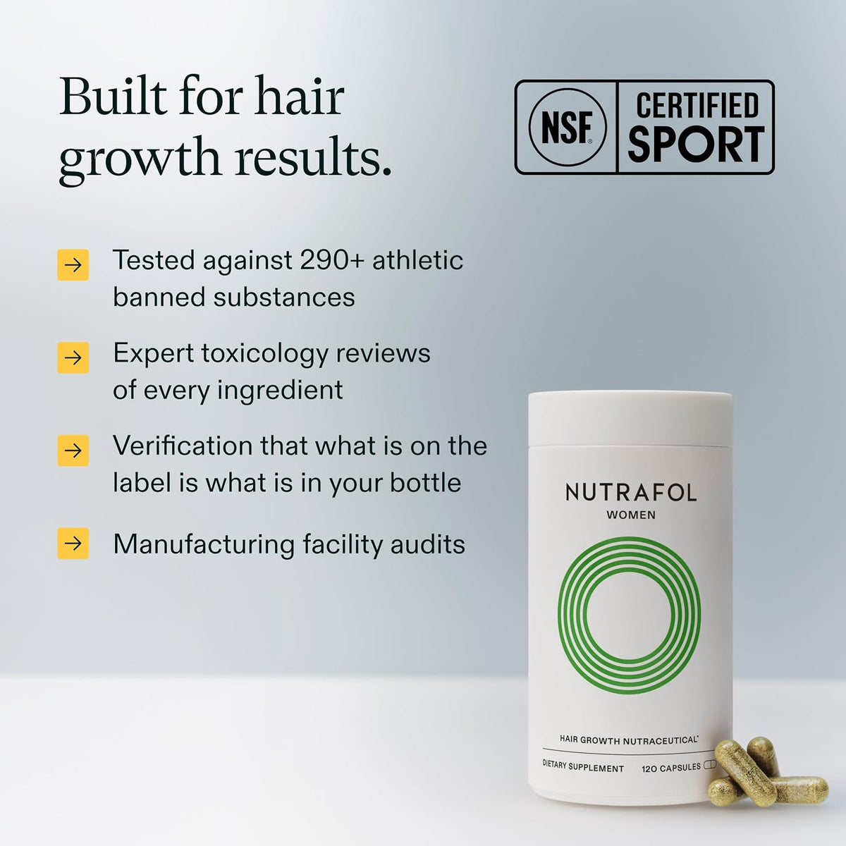 Nutrafol Women Hair Growth Supplements, Ages 18-44, 2-Month Bundle