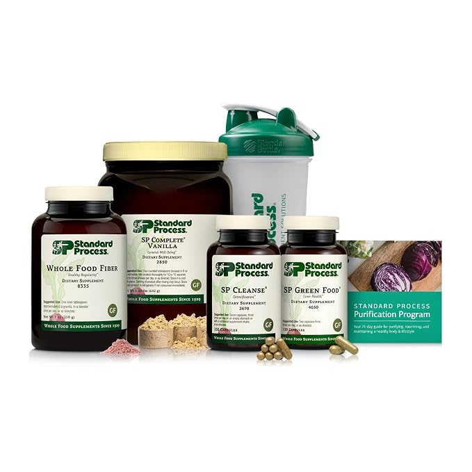 Standard Process Purification Kit with SP Complete & Fiber, 21-Day, Vanilla