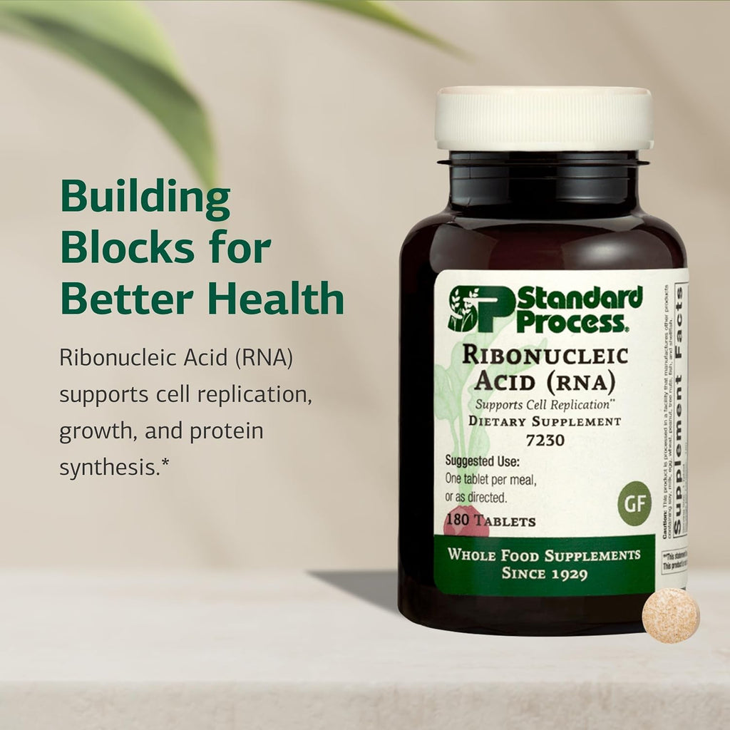 Standard Process Ribonucleic Acid RNA, for Cell Development, 180 Tablets
