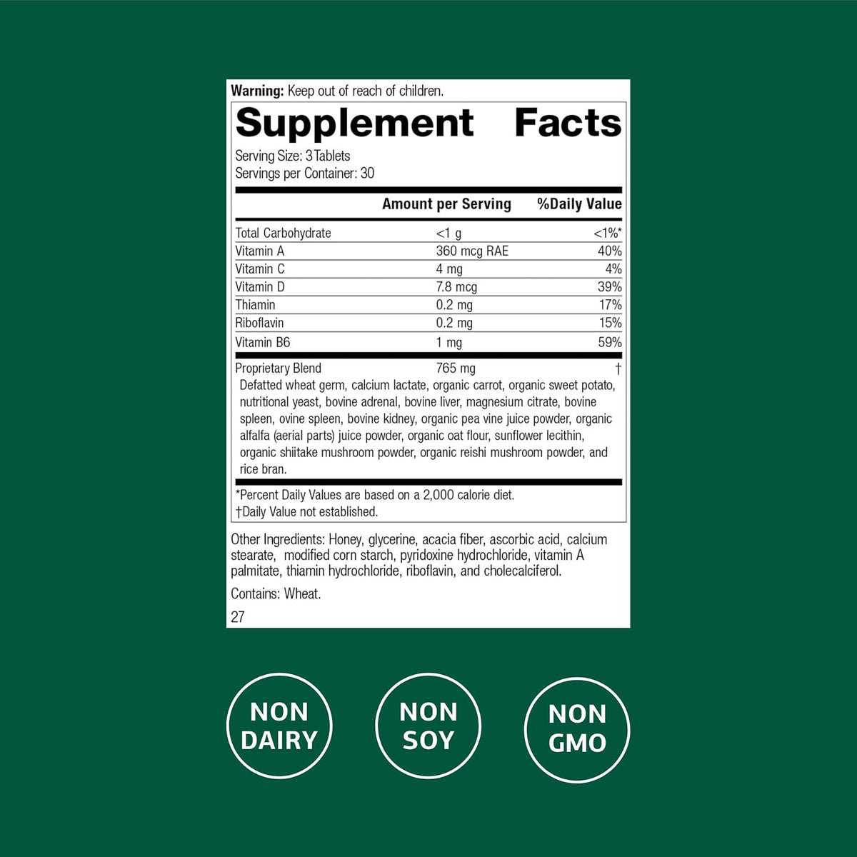 Standard Process Catalyn, General Well-Being Supplement, 90 Tablets