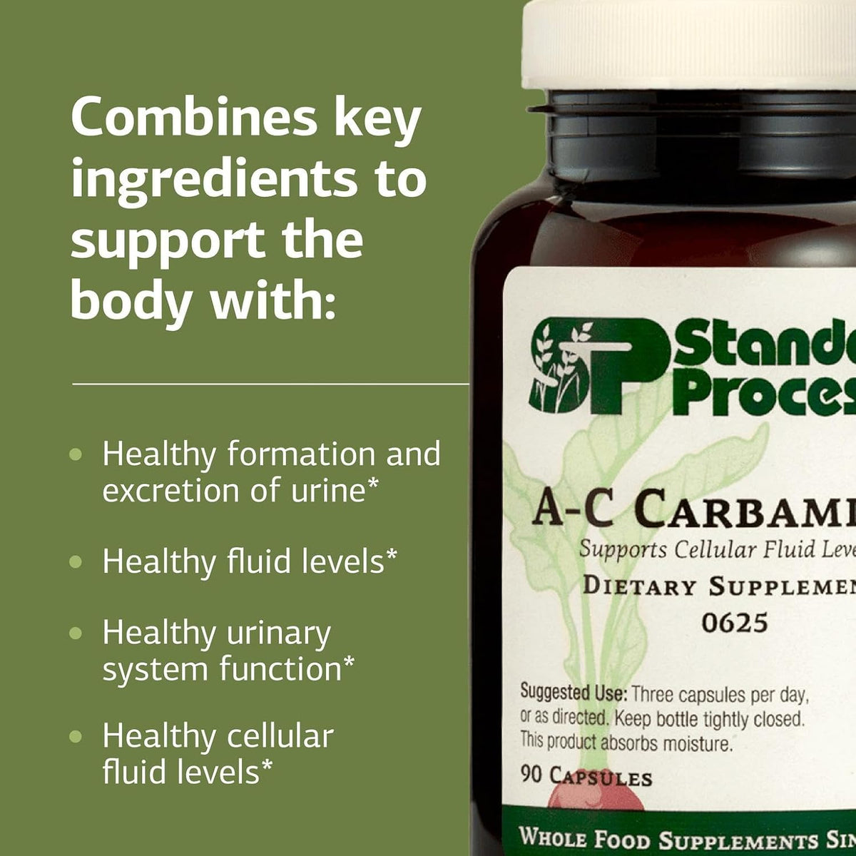 Standard Process A-C Carbamide, Urinary Tract Supplement, 90 Capsules