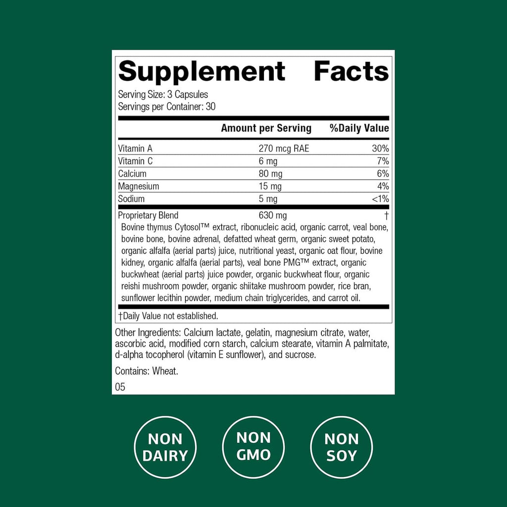 Standard Process Congaplex, Immune & Thymus Support Supplement, 90 Capsules