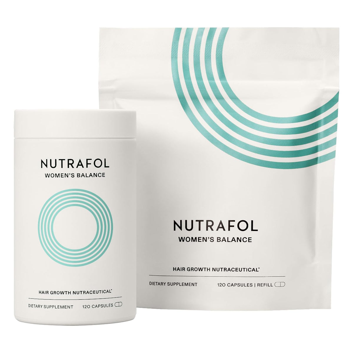 Nutrafol Women's Balance Hair Growth Supplements, Age 45+, 2-Month Bundle
