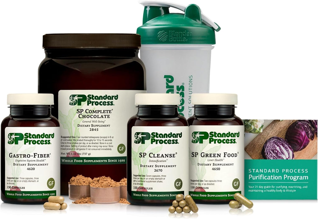 Standard Process Purification Kit with SP Complete Fiber, 21-Day, Chocolate
