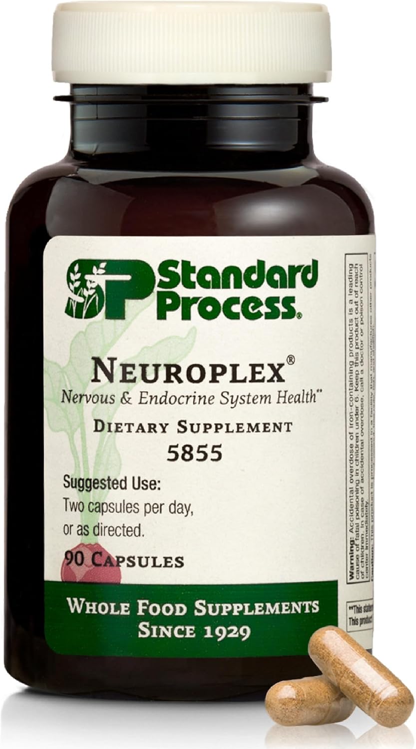 Standard Process Neuroplex, Nervous & Endocrine System Support, 90 Capsules