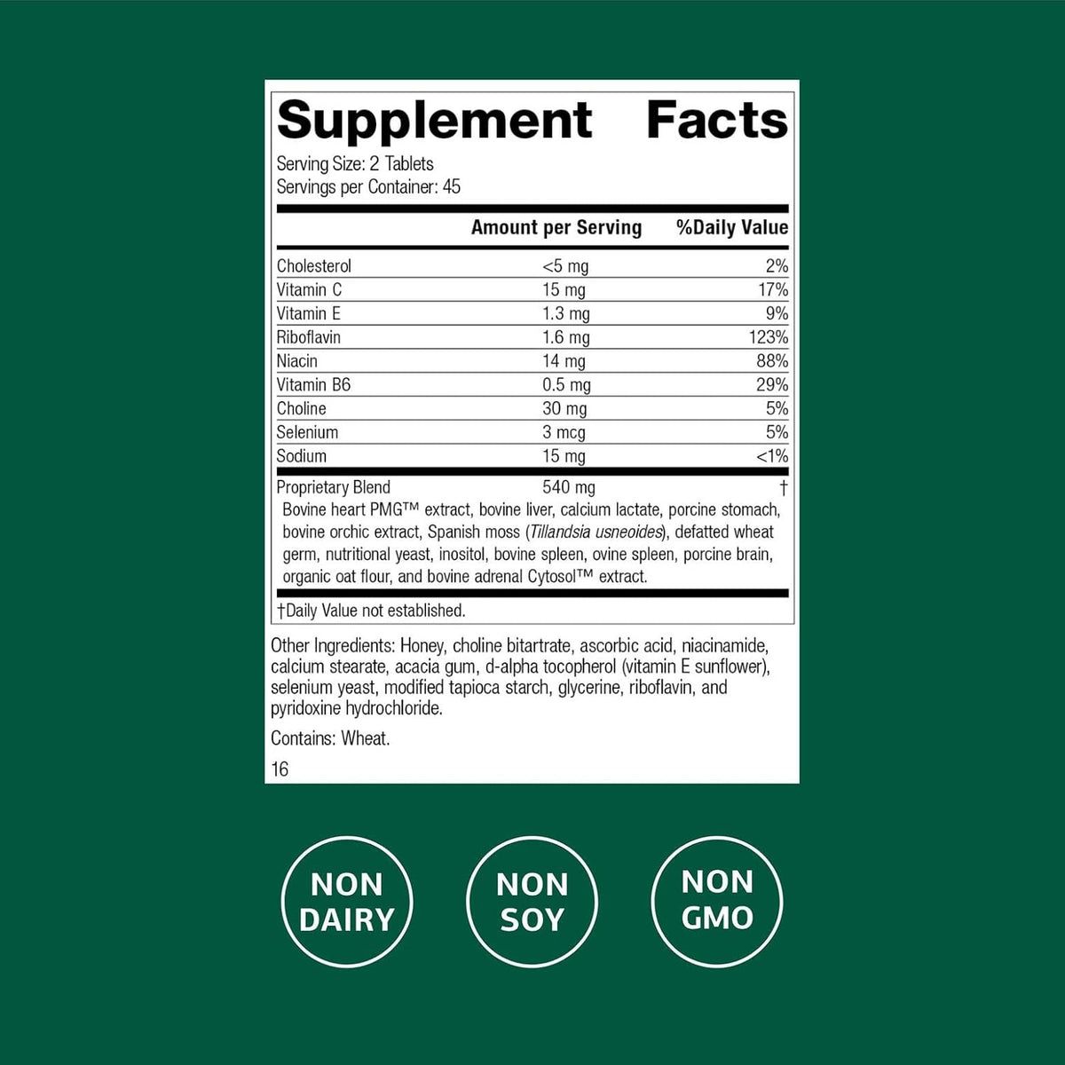 Standard Process Cardio-Plus, Heart & Circulation Support, 90 Tablets