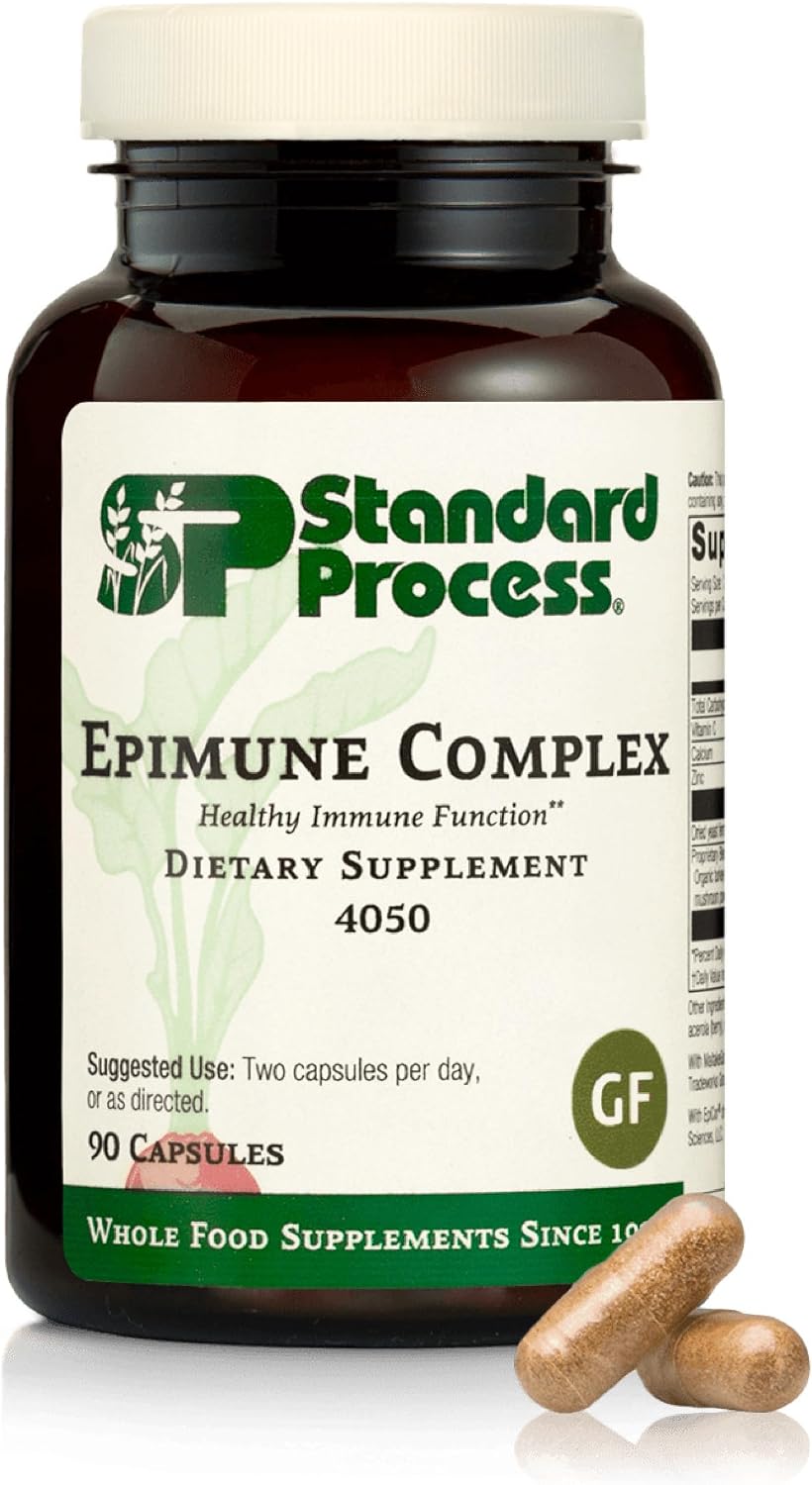Standard Process Epimune Complex, Respiratory & Immune Health, 90 Capsules
