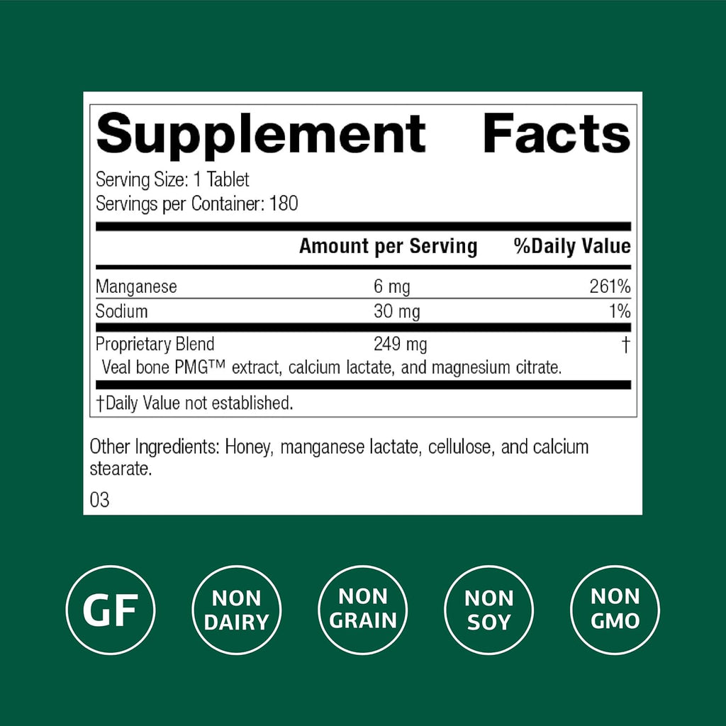 Standard Process Biost, Skeletal & Cellular Supplement, 180 Tablets