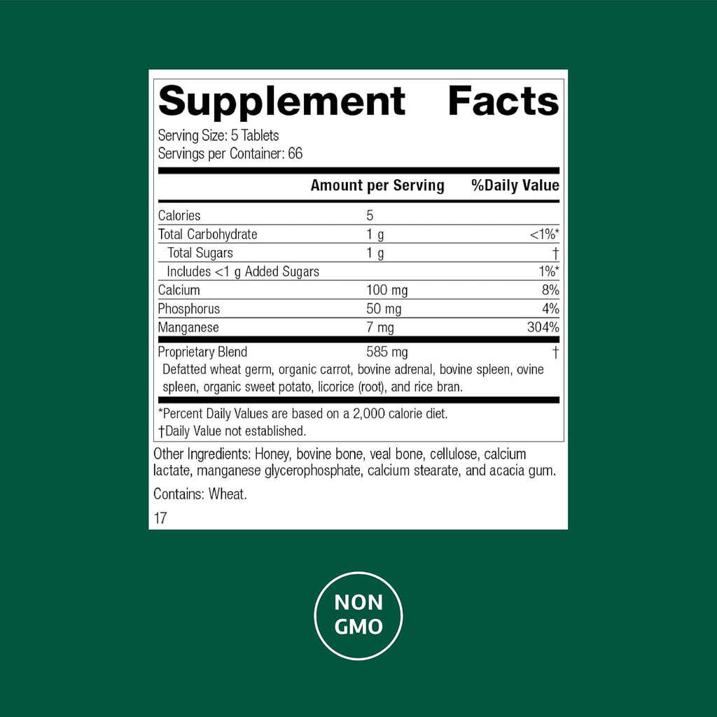 Standard Process Bio-Dent Skeletal Health Supplement, 330 Tablets