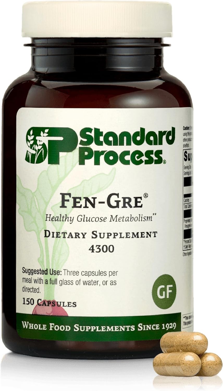 Standard Process Fen-Gre, Respiratory & Metabolism Support, 150 Capsules