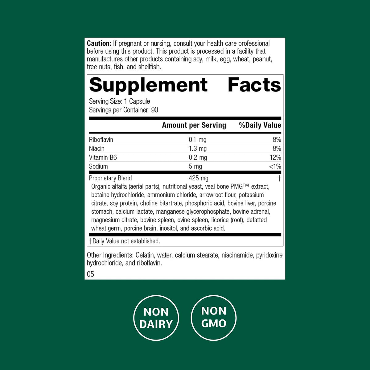 Standard Process Ostarplex, Connective Tissue Support, 90 Capsules