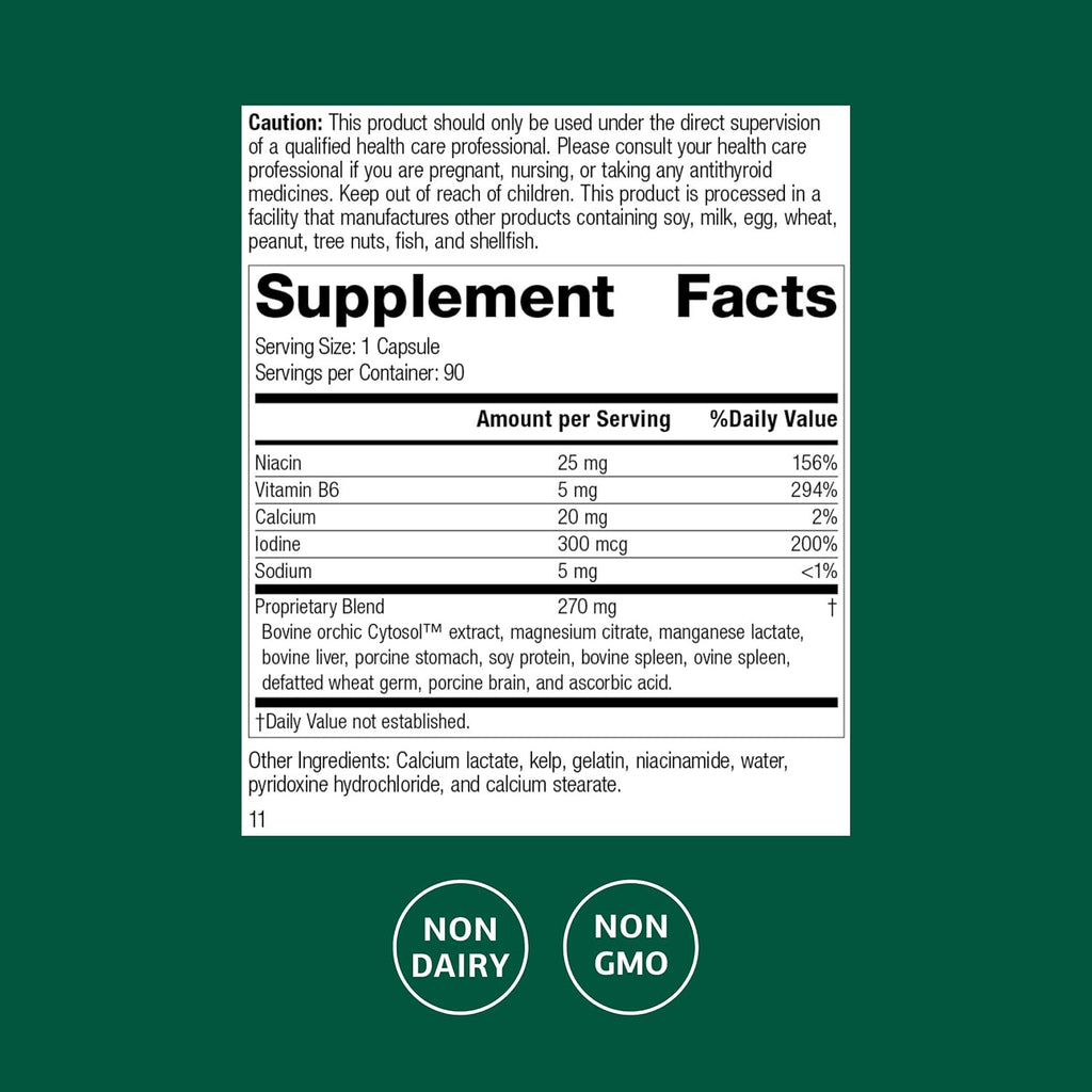 Standard Process Min-Chex, Nervous System & Stress Support, 90 Capsules