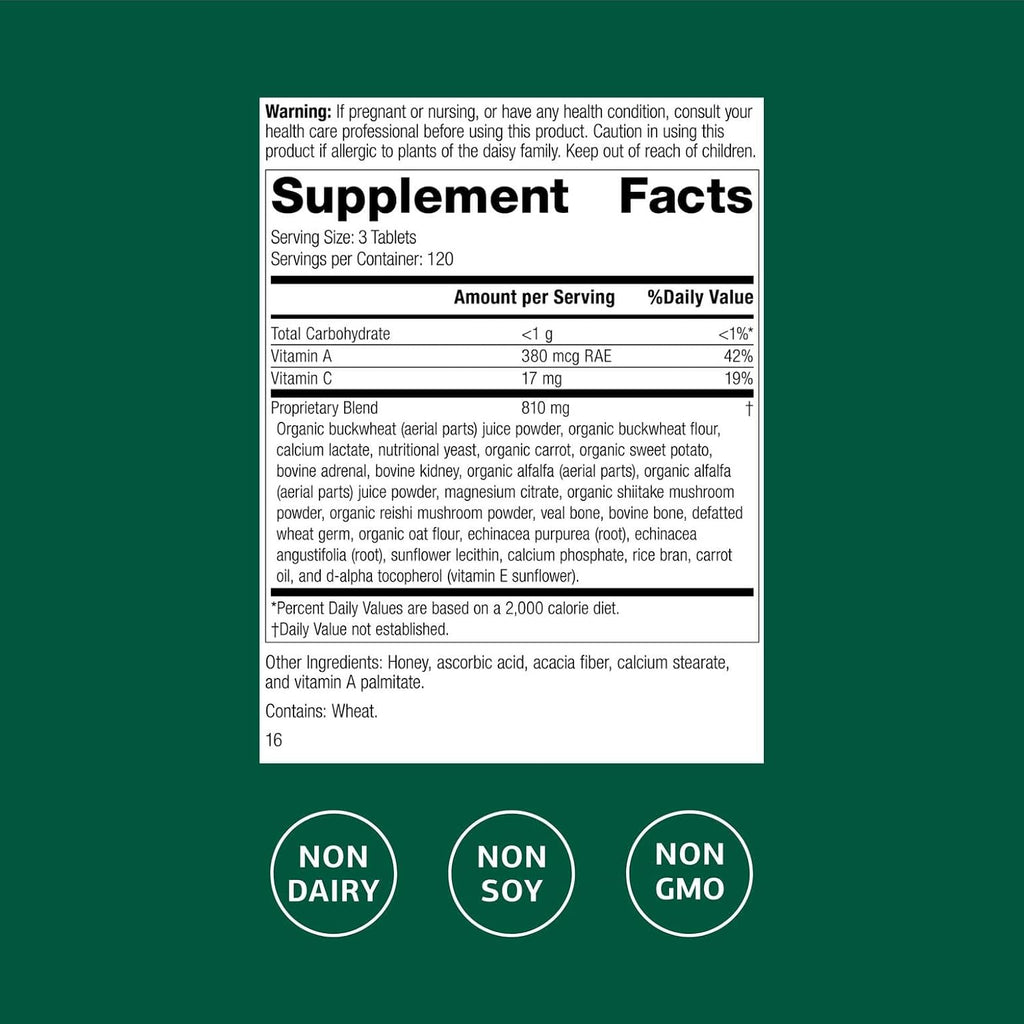 Standard Process Cataplex A-C-P, Cell, Tissue & Immune Support, 360 Tablets