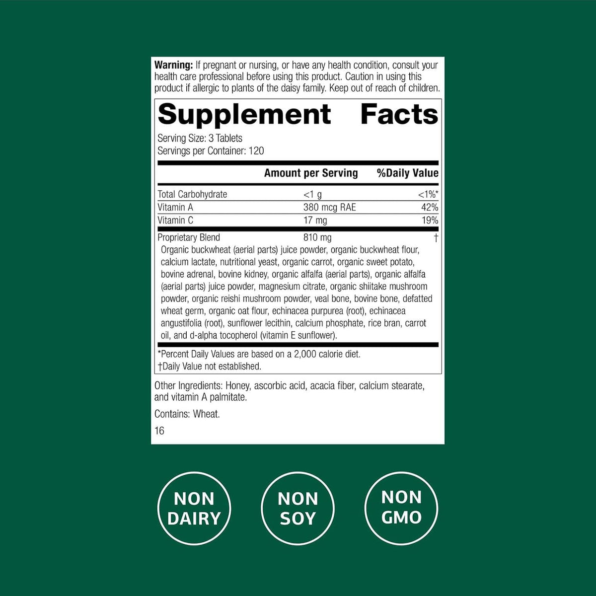 Standard Process Cataplex A-C-P, Cell, Tissue & Immune Support, 360 Tablets