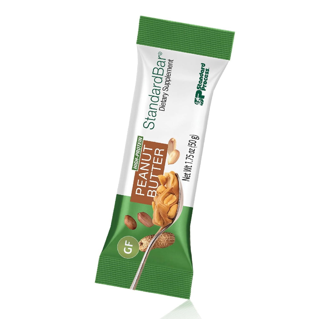 Standard Process StandardBar Peanut Butter, Energy Support Bar, 18 ct