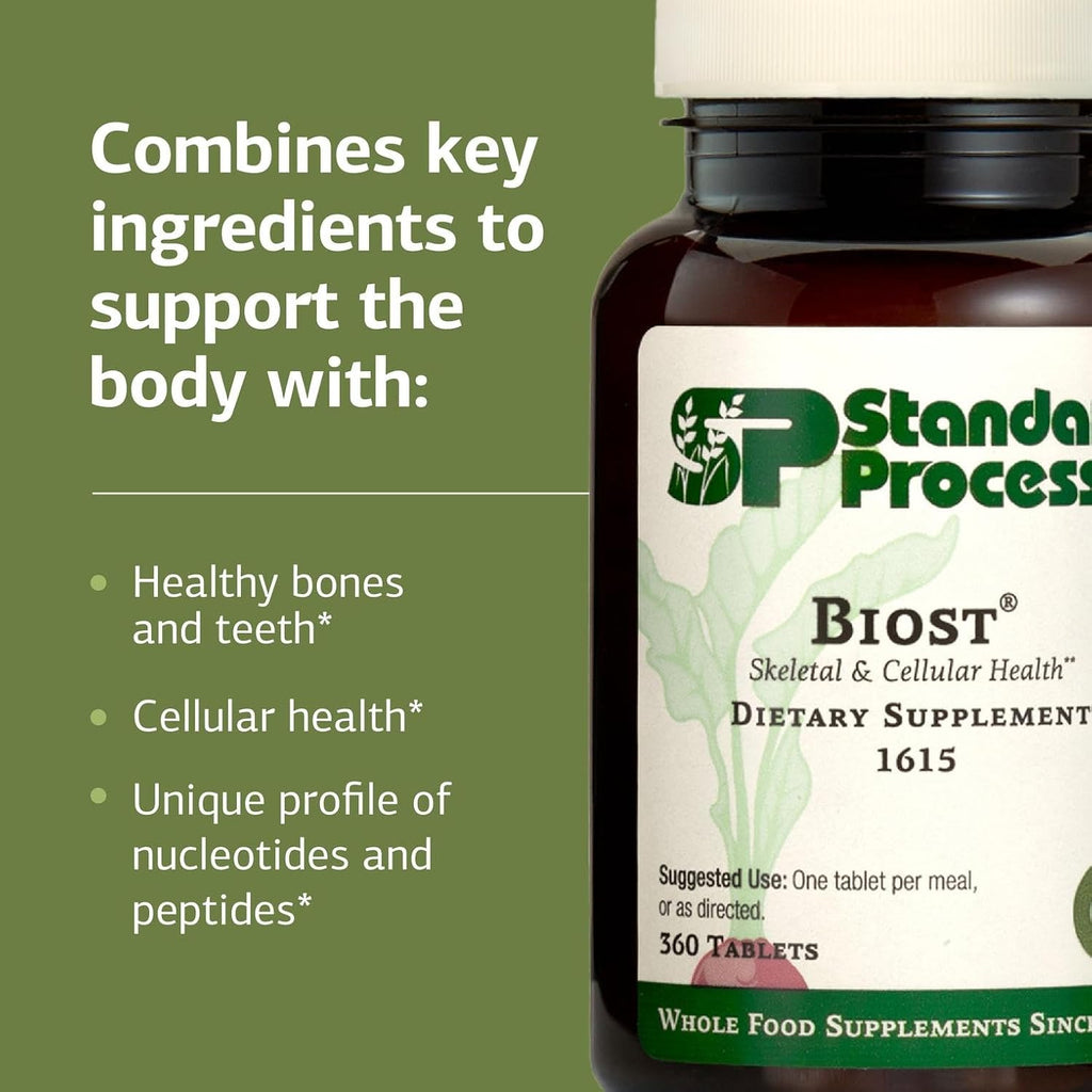 Standard Process Biost, Skeletal & Cellular Supplement, 360 Tablets