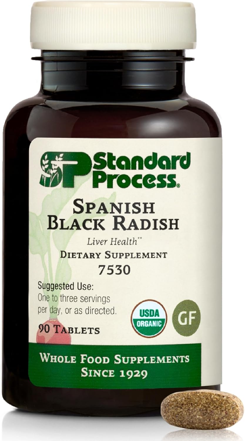 Standard Process Spanish Black Radish, Liver & Gallbladder, 90 Tablets