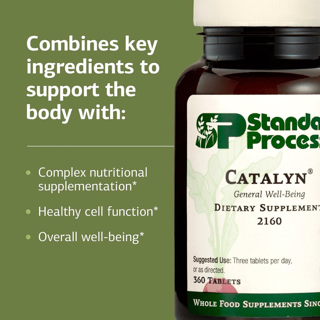 Standard Process Catalyn, General Wellness Supplement, 360 Tablets