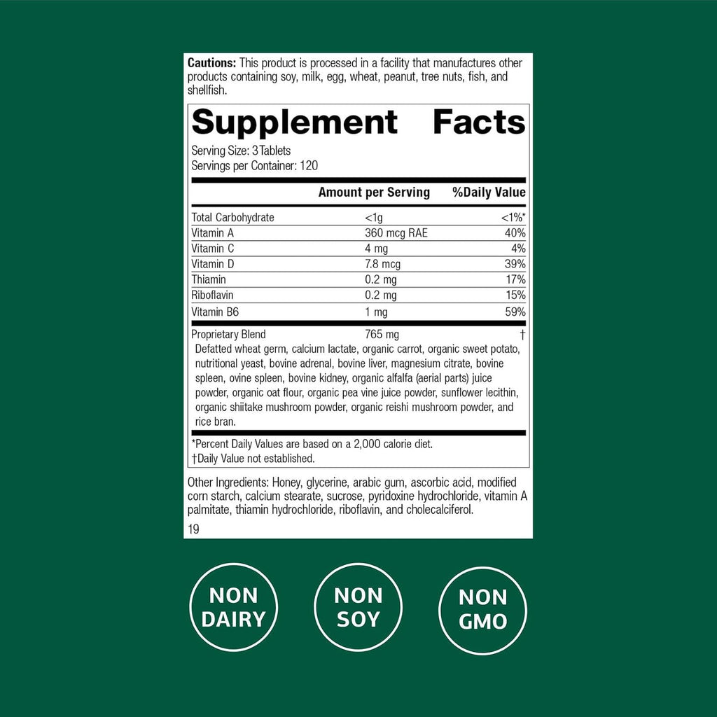 Standard Process Catalyn, General Wellness Supplement, 360 Tablets