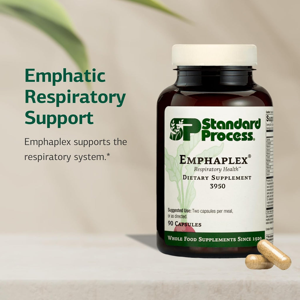 Standard Process Emphaplex, Respiratory & Nervous System, 90 Capsules