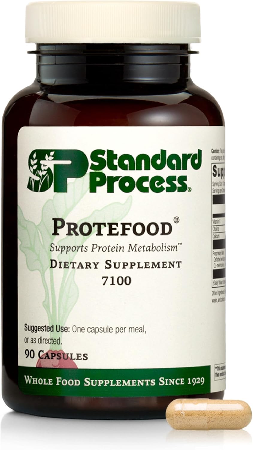 Standard Process Protefood, Whole Food Protein Metabolism Aid, 90 Capsules
