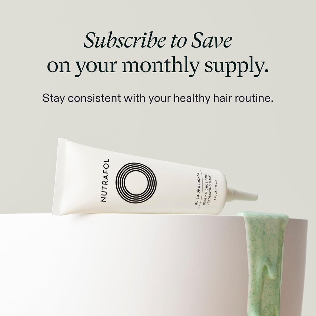 Nutrafol Exfoliating Scalp Mask for Thinning Hair, Color Safe, 4 Fl Oz