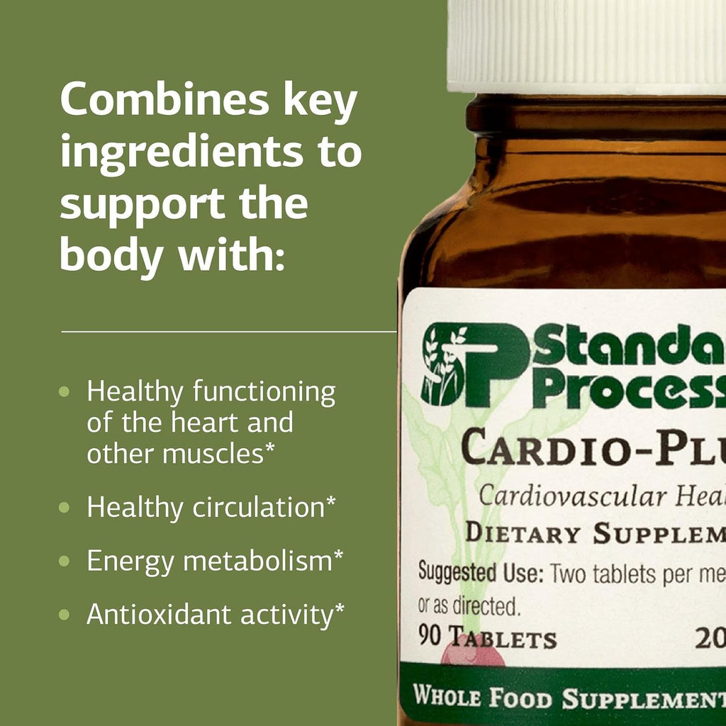 Standard Process Cardio-Plus, Heart & Circulation Support, 90 Tablets
