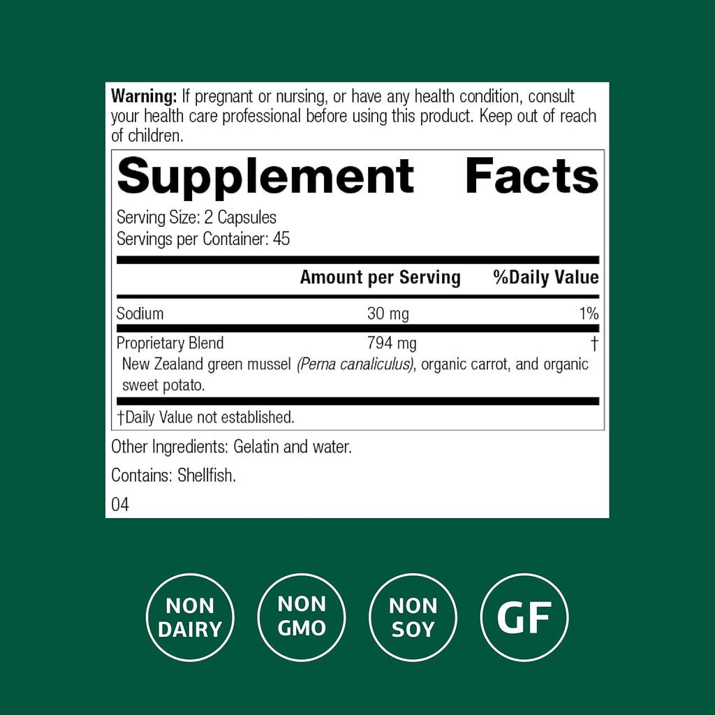 Standard Process Nutrimere, Joint Health Support Supplement, 90 Capsules