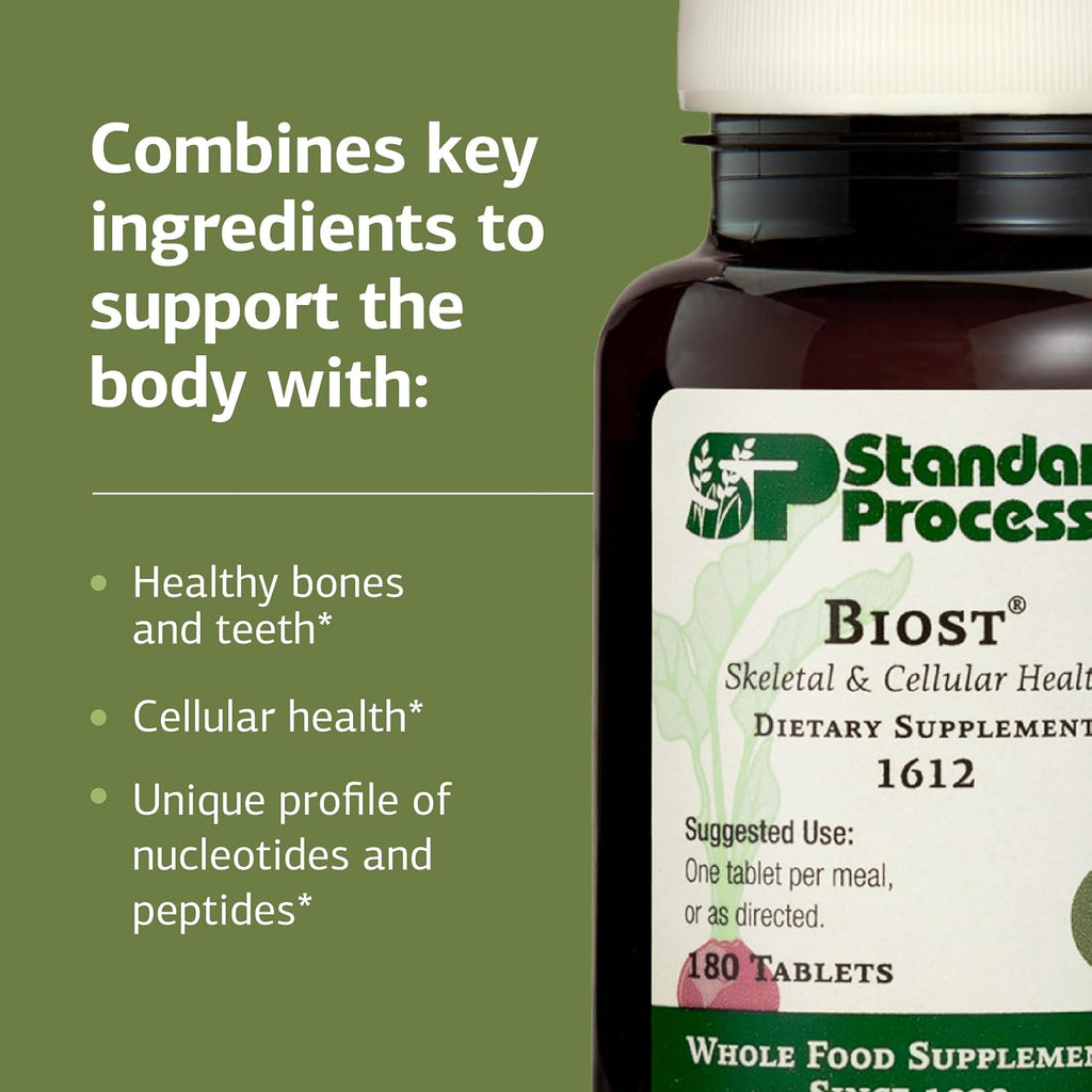Standard Process Biost, Skeletal & Cellular Supplement, 180 Tablets
