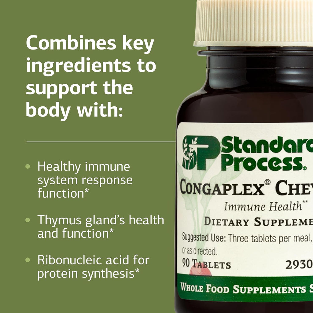 Standard Process Congaplex Chewable, Immune System Support, 90 Tablets