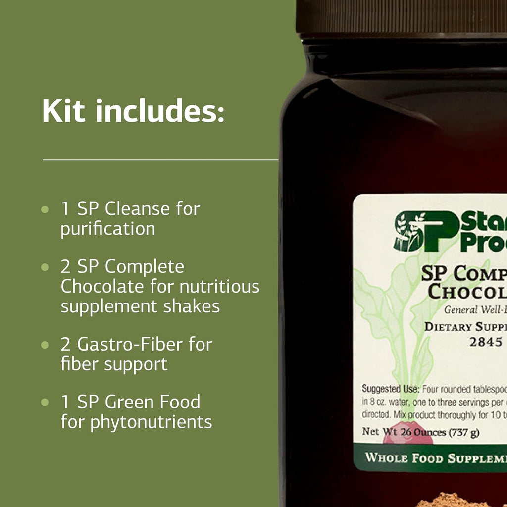 Standard Process Purification Kit with SP Complete Fiber, 21-Day, Chocolate