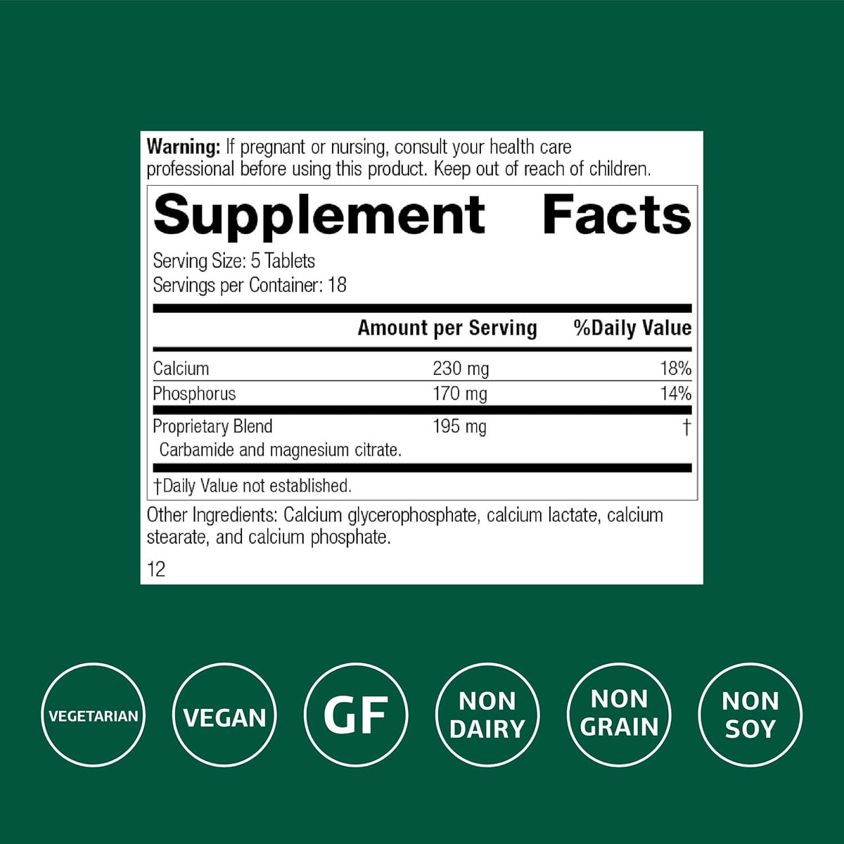 Standard Process Calsol, Musculoskeletal & Bone Health Support, 90 Tablets