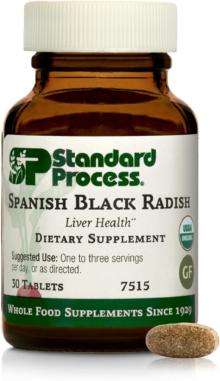 Standard Process Spanish Black Radish, Liver & Gallbladder, 30 Tablets