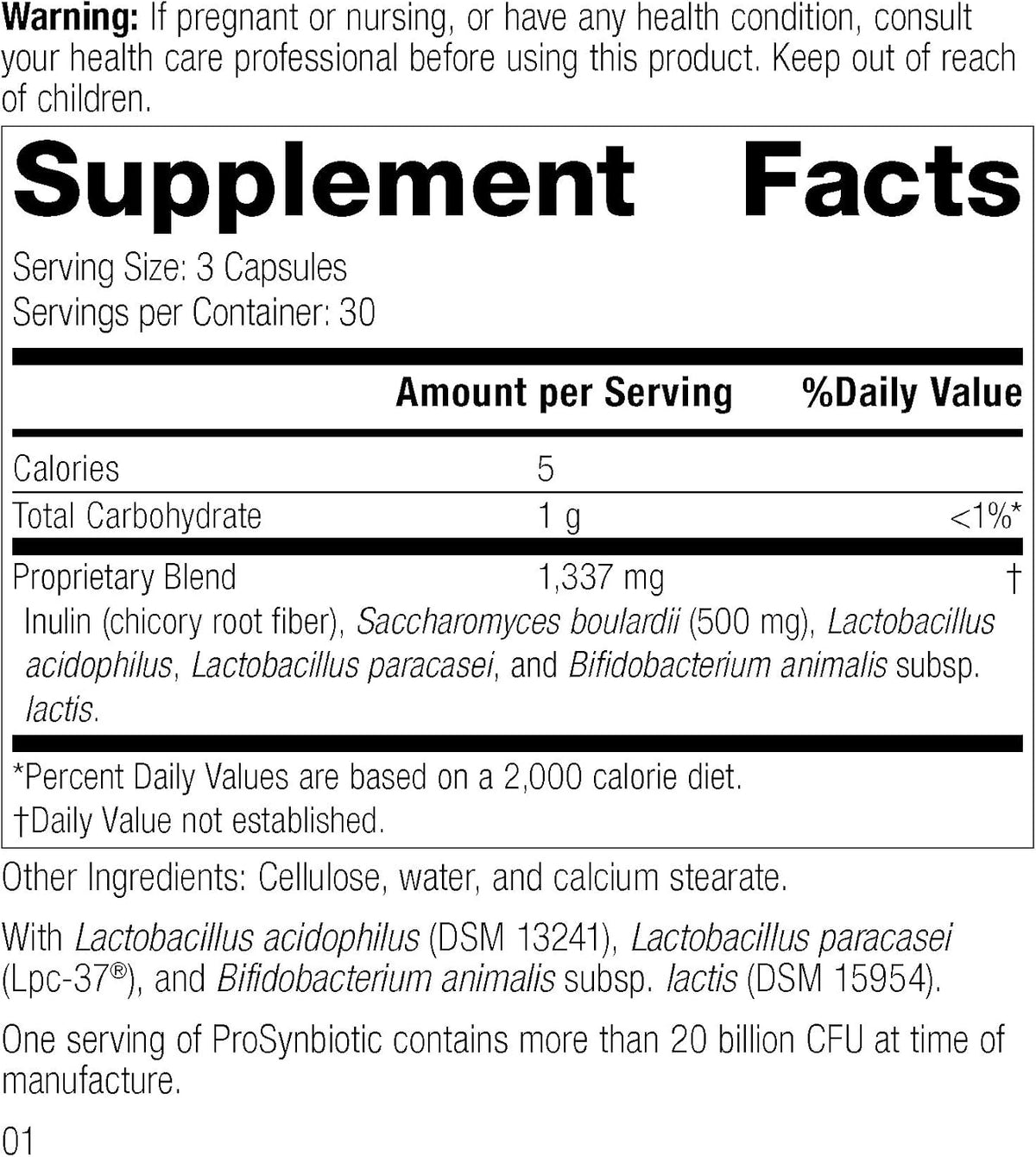 Standard Process ProSynbiotic, Immune & Digestive Health, 90 Capsules