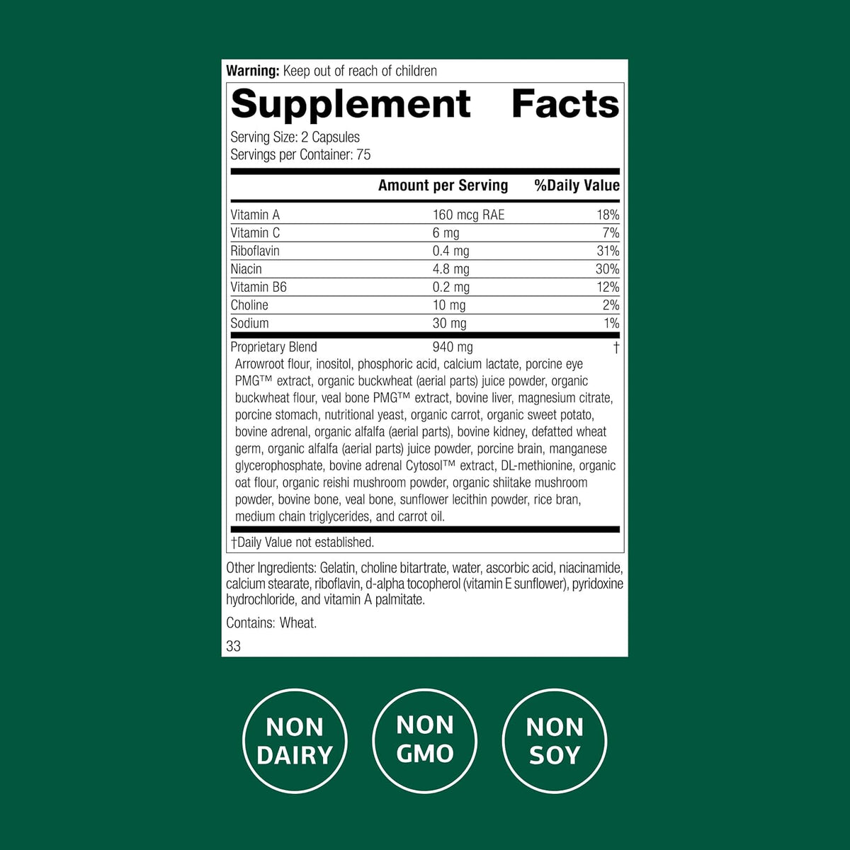 Standard Process Eyeplex, Vascular & Eye Health Supplement, 150 Capsules