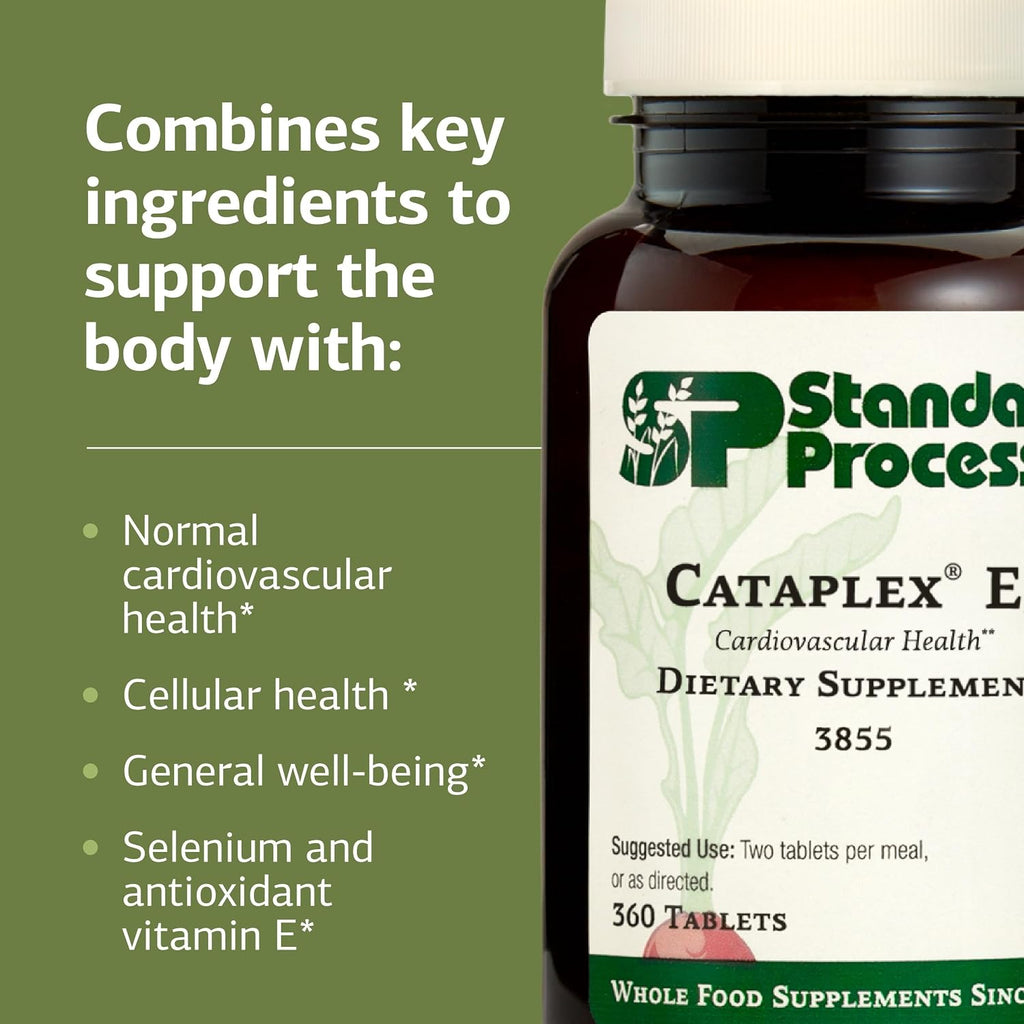 Standard Process Cataplex E2, Heart & Cellular Health, 360 Tablets