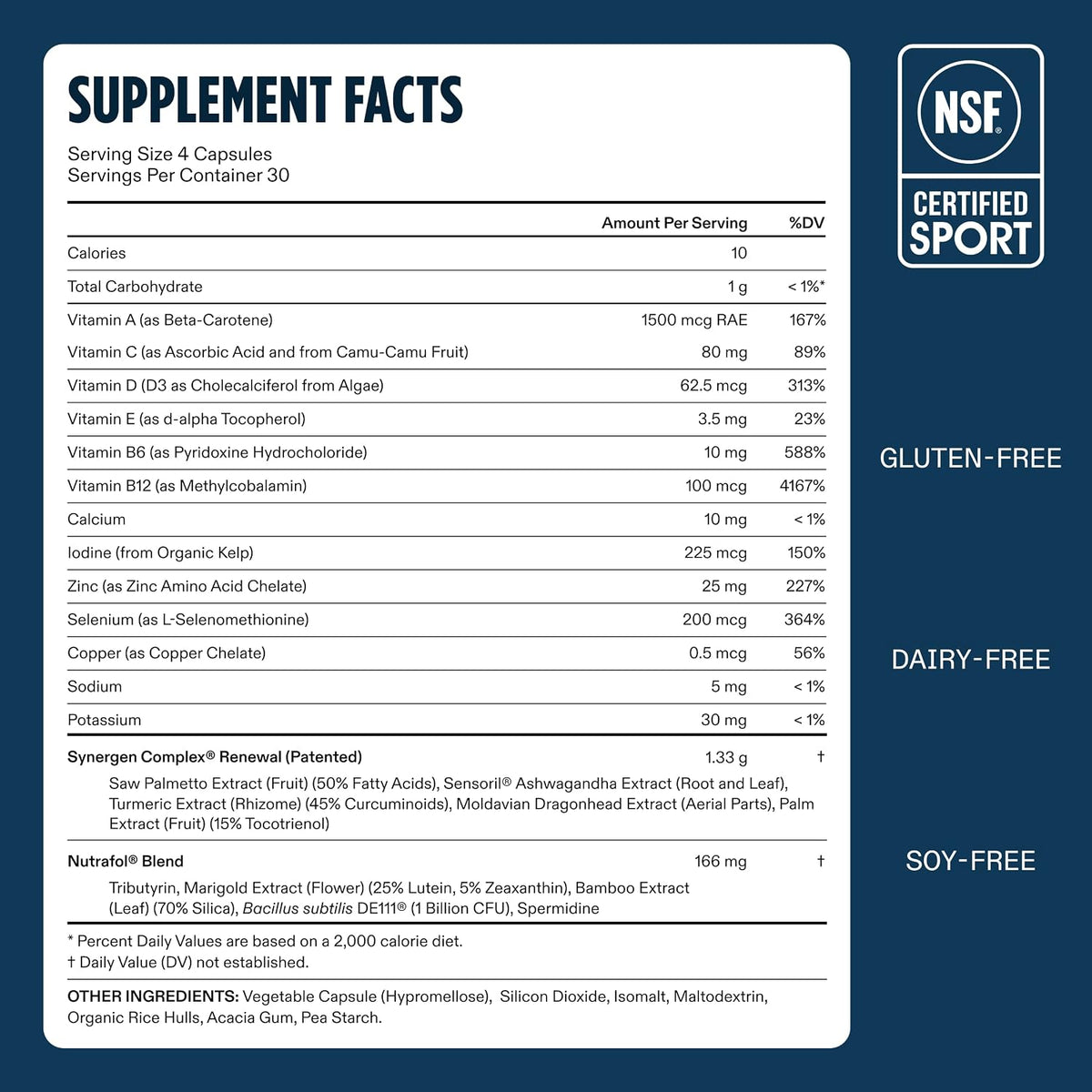Nutrafol Men 50+ Hair Growth Supplements, Age 50+